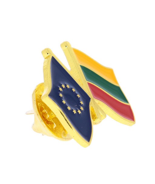 Ženkliukas Lietuvos ir Europos Sąjungos vėliavos
